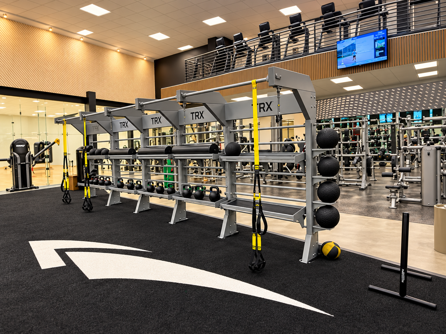 Commercial gym installation by StrongArm Fitness Solutions