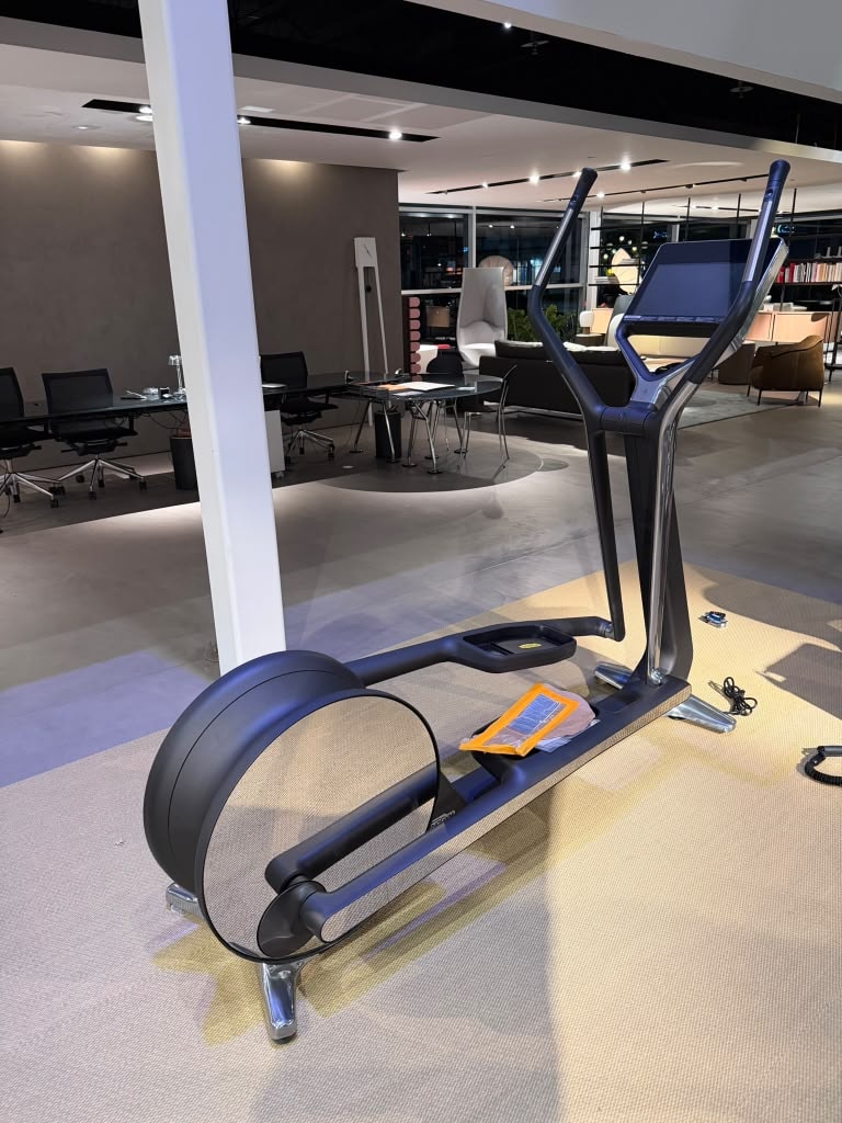 Fitness equipment showroom display